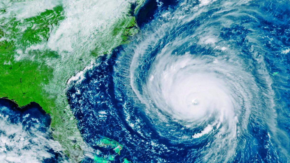 NOAA satellite image of hurricane Florence