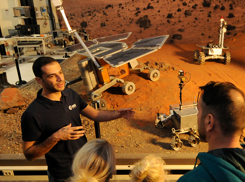 Pantelis Poulakis, an ExoMars rover engineer at ESA.