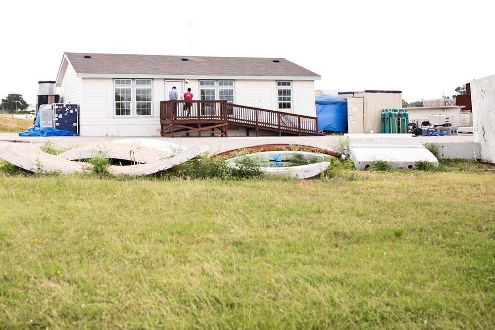 Scientists of the HOMEChem project carried out everyday activities in this three-bedroom test house in Texas, USA, to measure indoor air pollution.