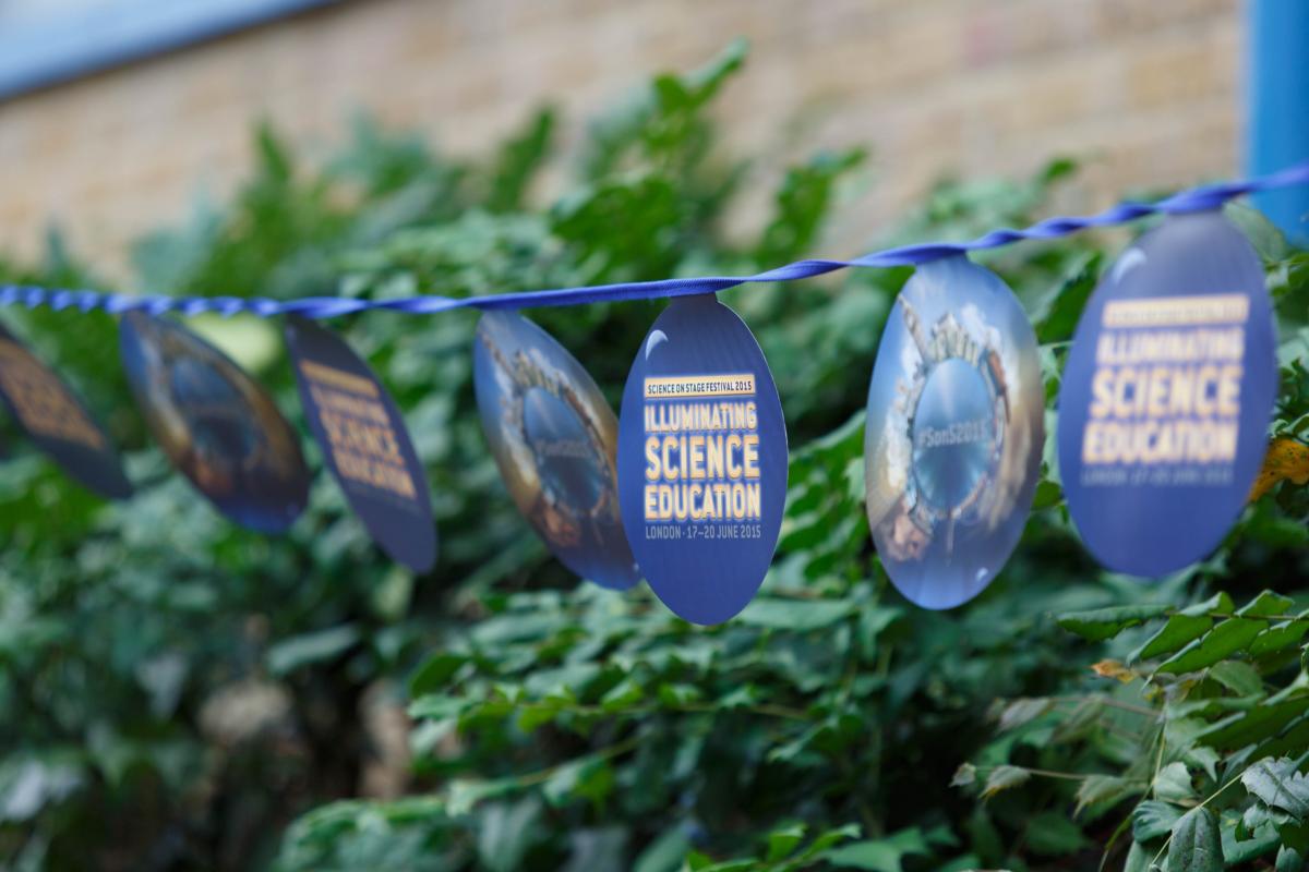science on stage bunting