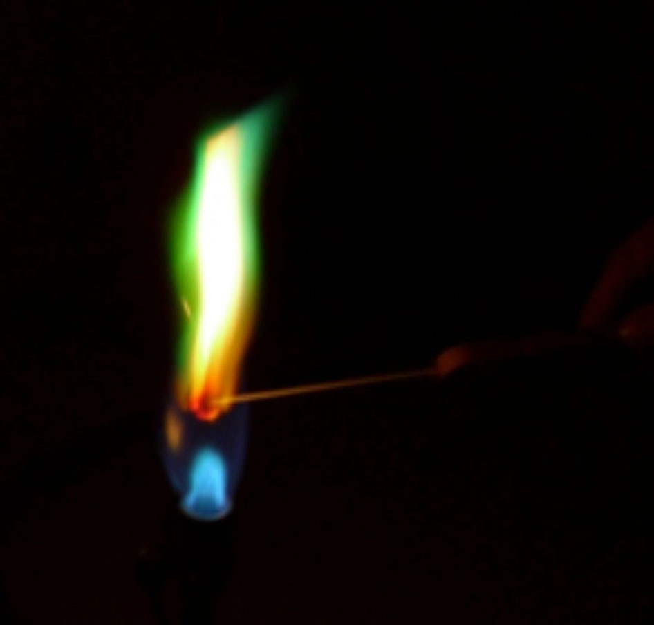 flame test