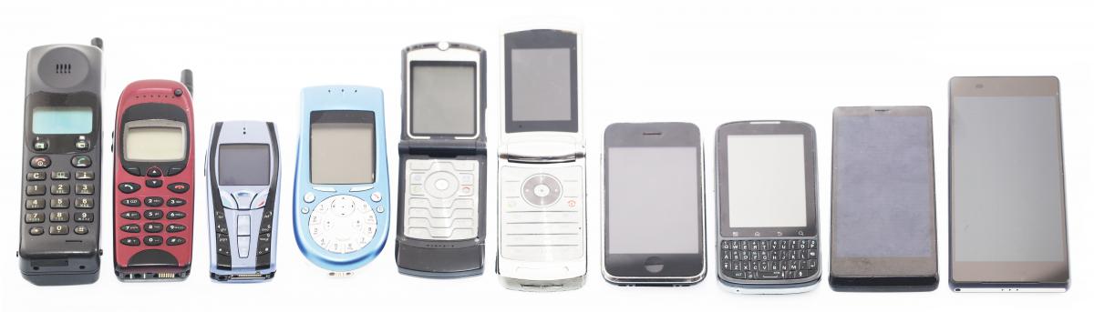 Generations of mobile phones