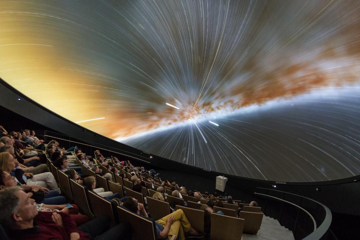 Inside the ESO Supernova Planetarium and Visitor Centre