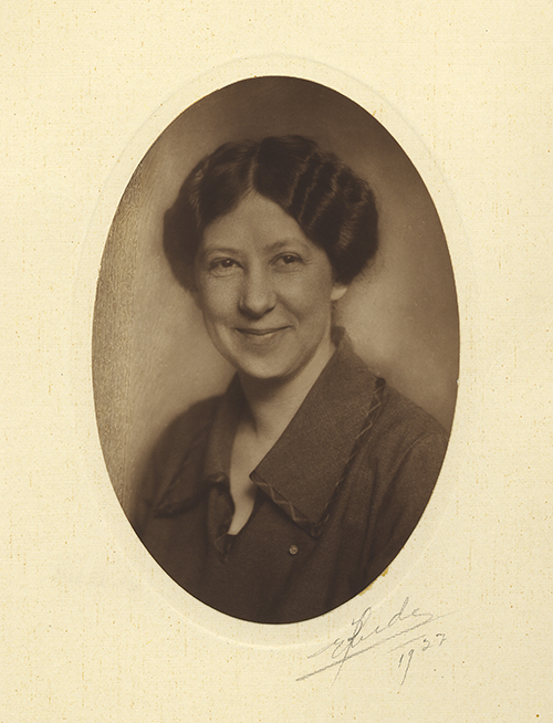 Portrait of Ellen Gleditsch, 1927