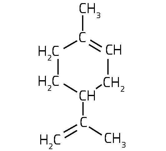 Figure 1: The structure of limonene
