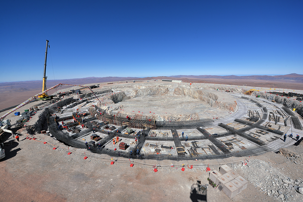 Construction is now underway for the foundations of the ELT in the remote Chilean Atacama Desert.