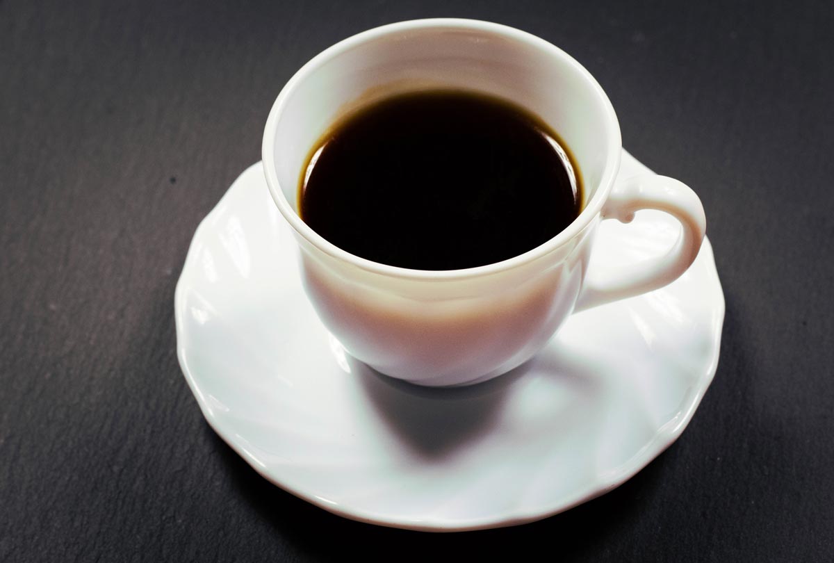A small cup of black coffee has a water footprint of about 130 litres – more than four times the value for a cup of tea.
