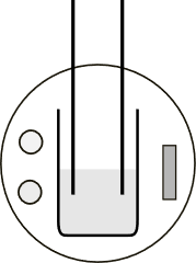 A scheme of a classic electrolysis experiment