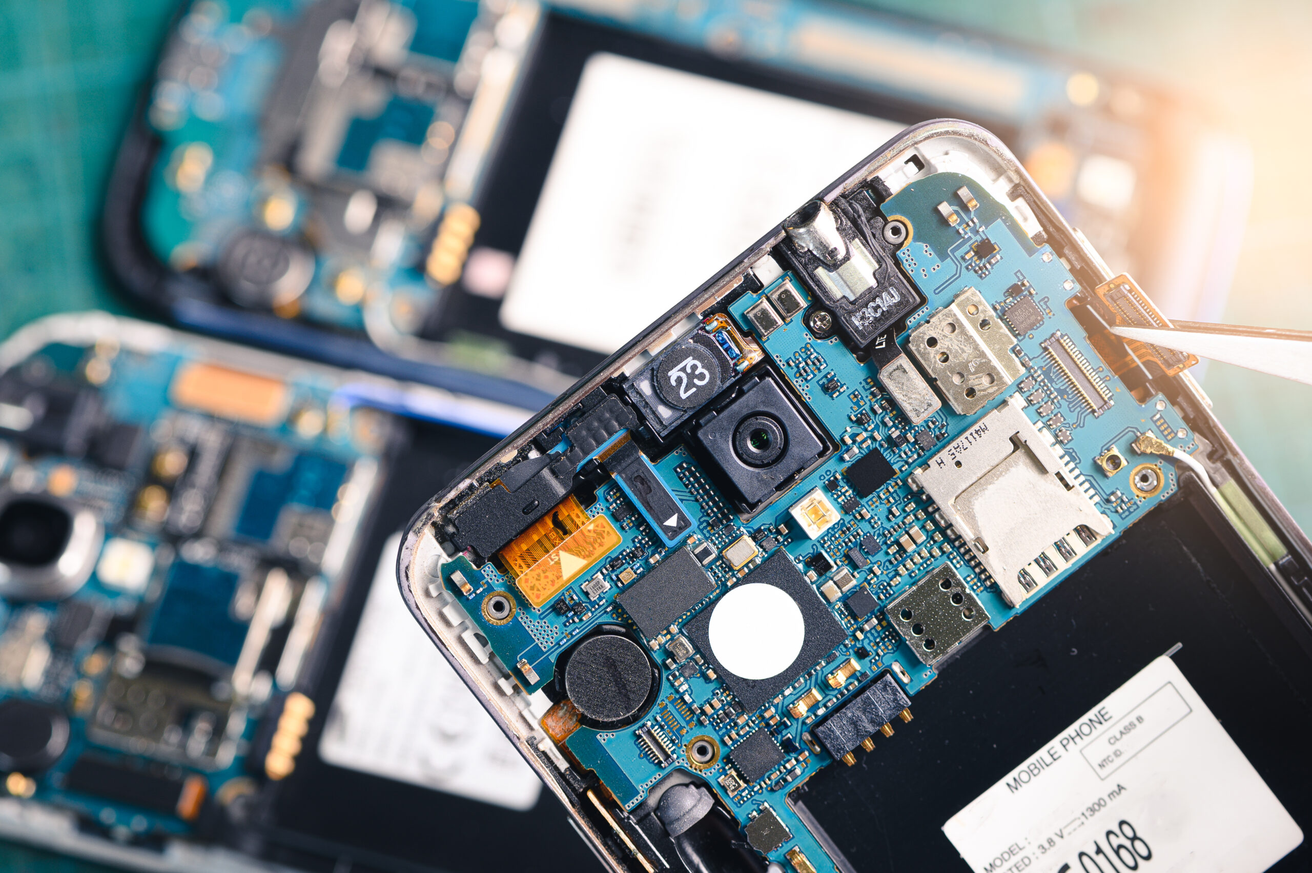 The inside of a modern smartphone