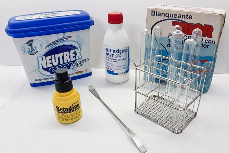 Materials for Activity 2: Investigating redox chemistry with destaining agents